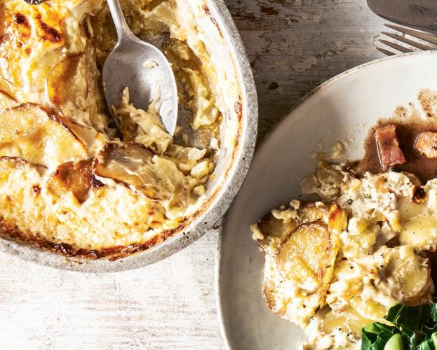 Pressure cooker gratin dauphinois