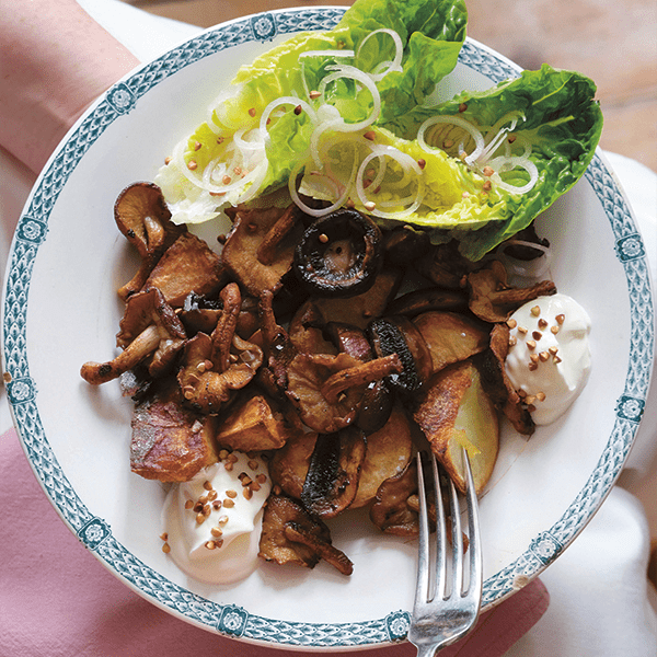 Mushrooms with sherry vinegar