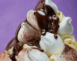 Meringue tower