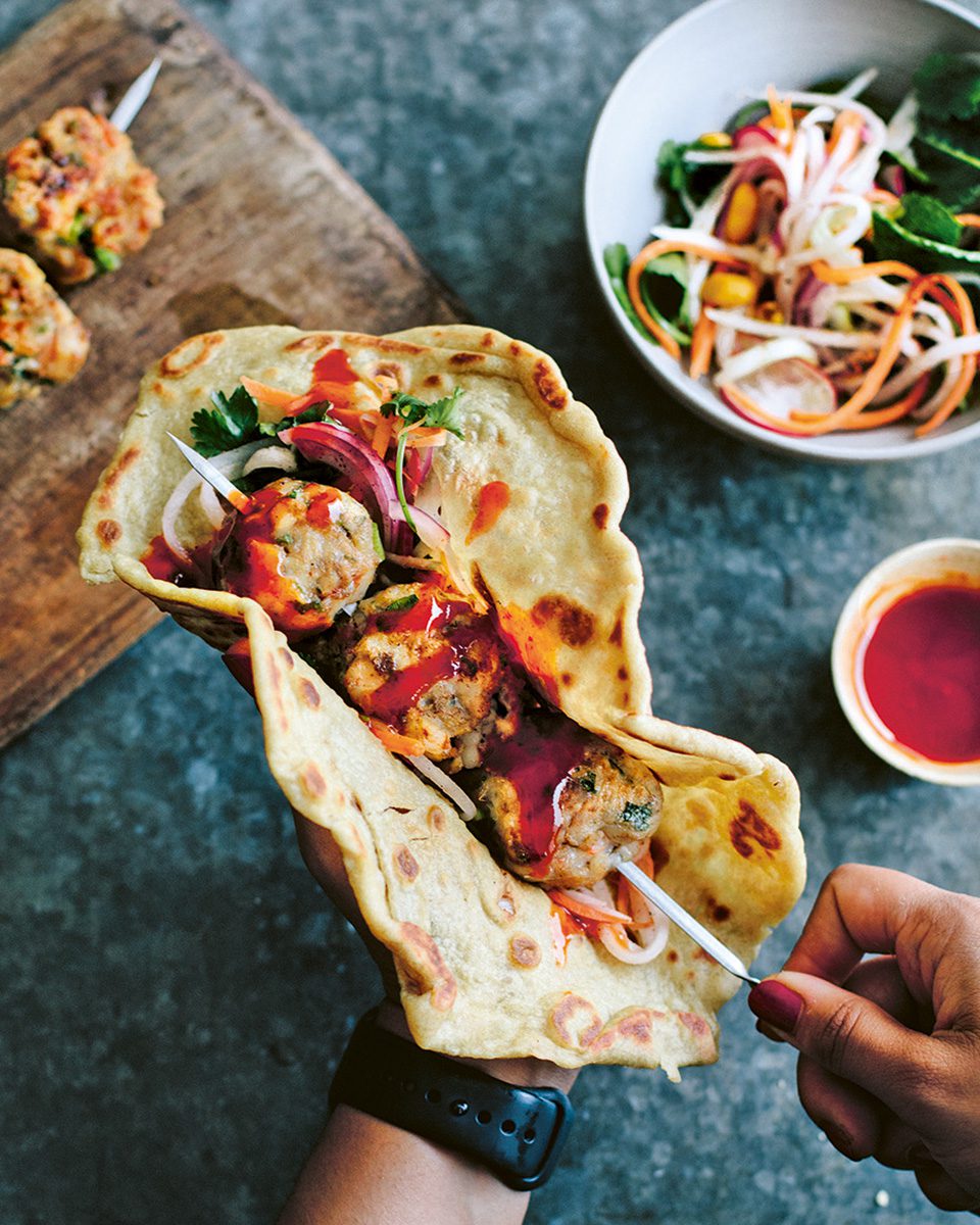 image of Chicken and Prawn Kofta recipe by Delicious Magazine
