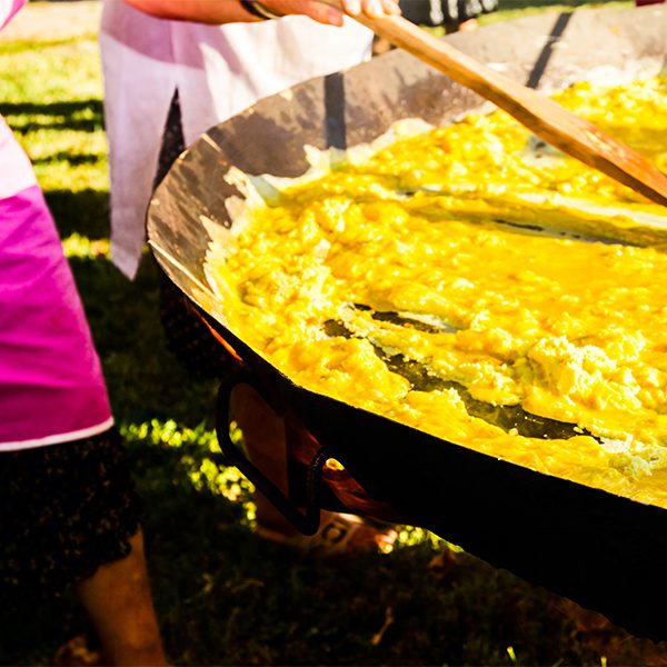 Giant omelette