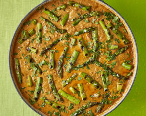 Asparagus tikka masala