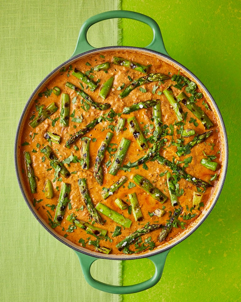 Asparagus tikka masala