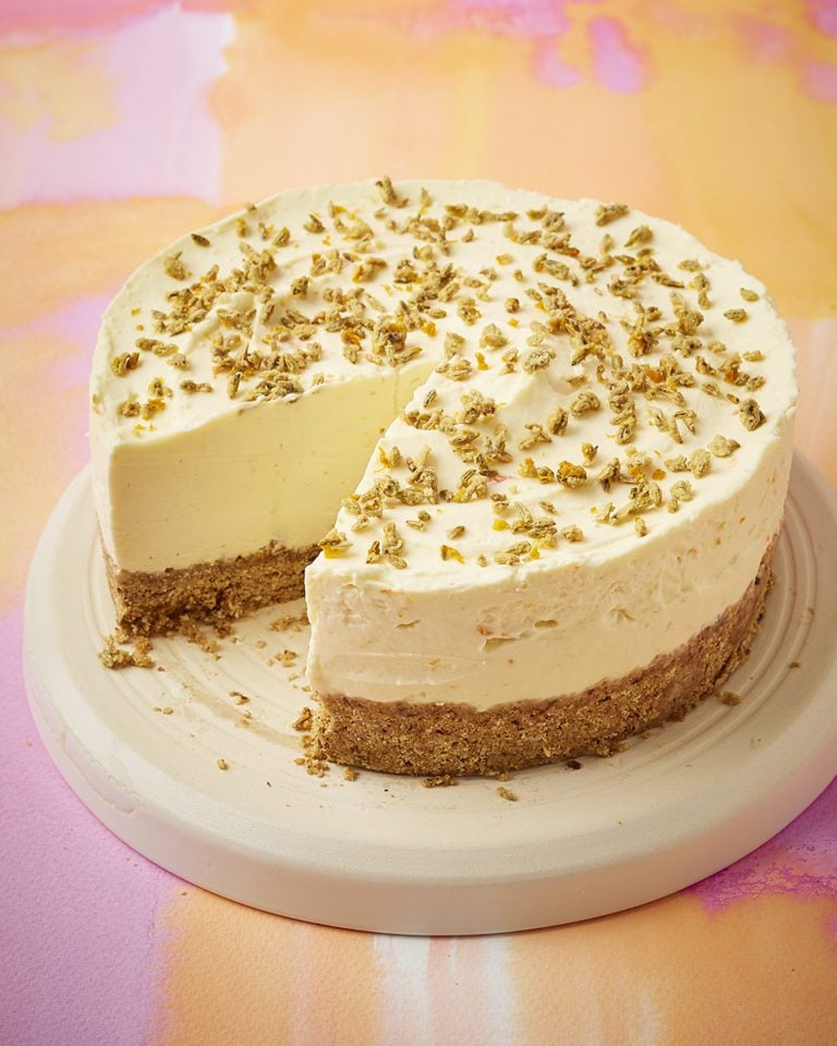 Fennel seed and orange cheesecake