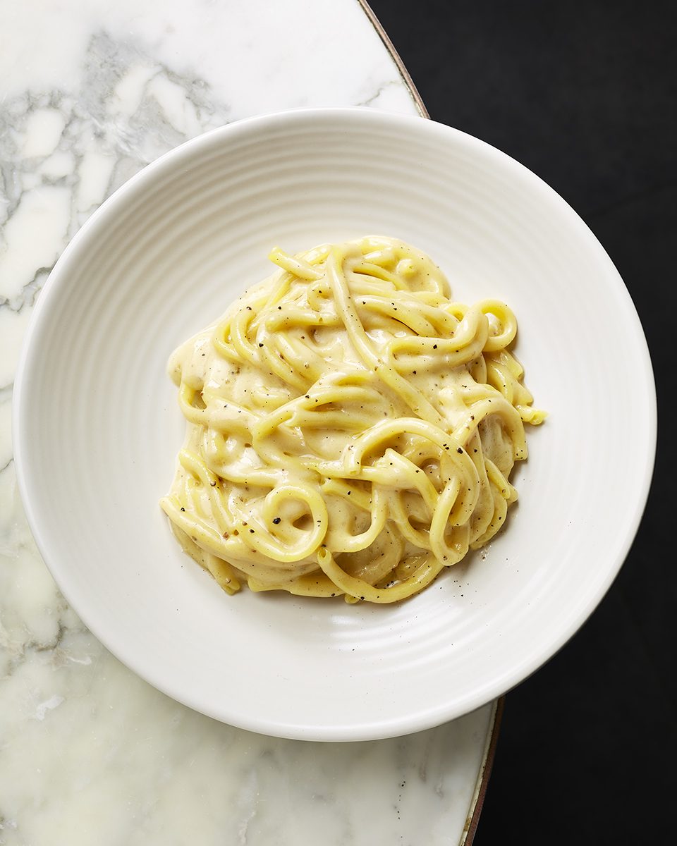 Bancone's Bucatini cacio e pepe delicious. magazine