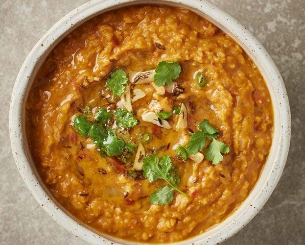 Red lentil dal