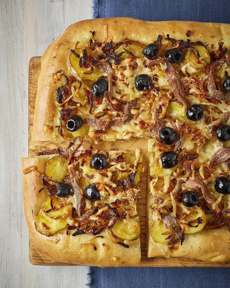 Potato pissaladière