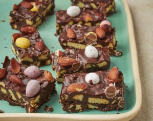 Mini egg rocky road