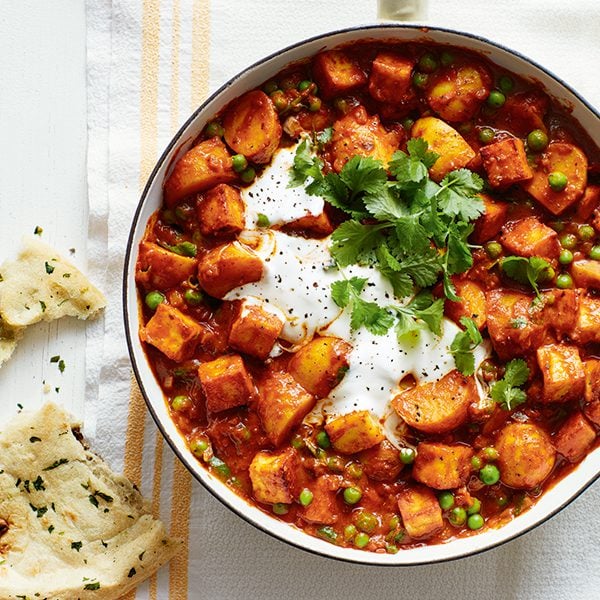 Paneer potato curry