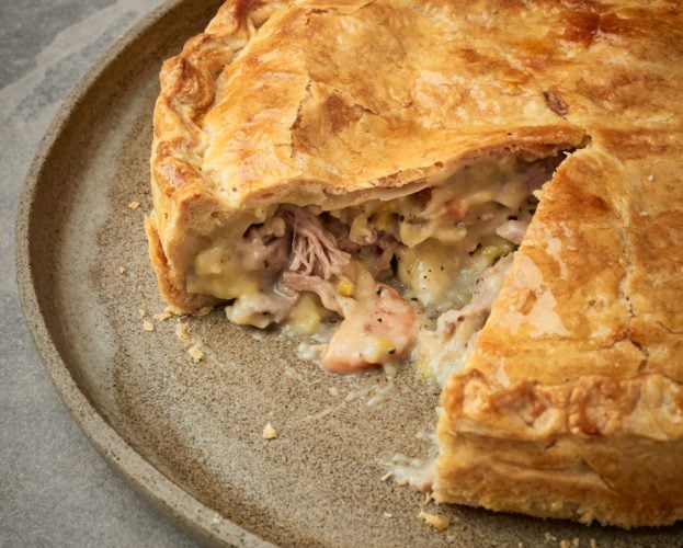 French-style duck pie