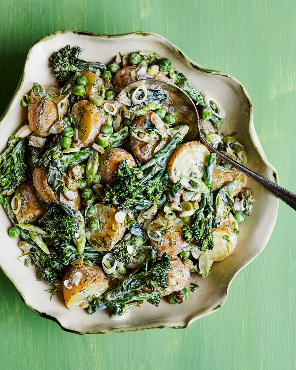 All the greens potato salad delicious. magazine