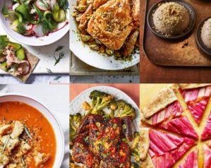 4 three-course menus for March