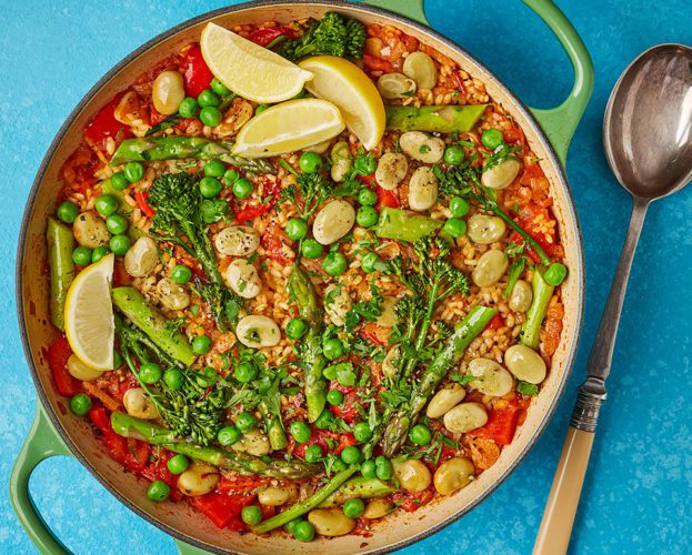 Vegetarian paella