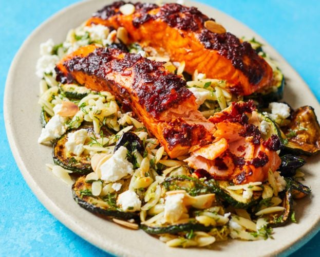 Orzo salmon