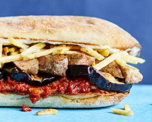 Moussaka sandwich