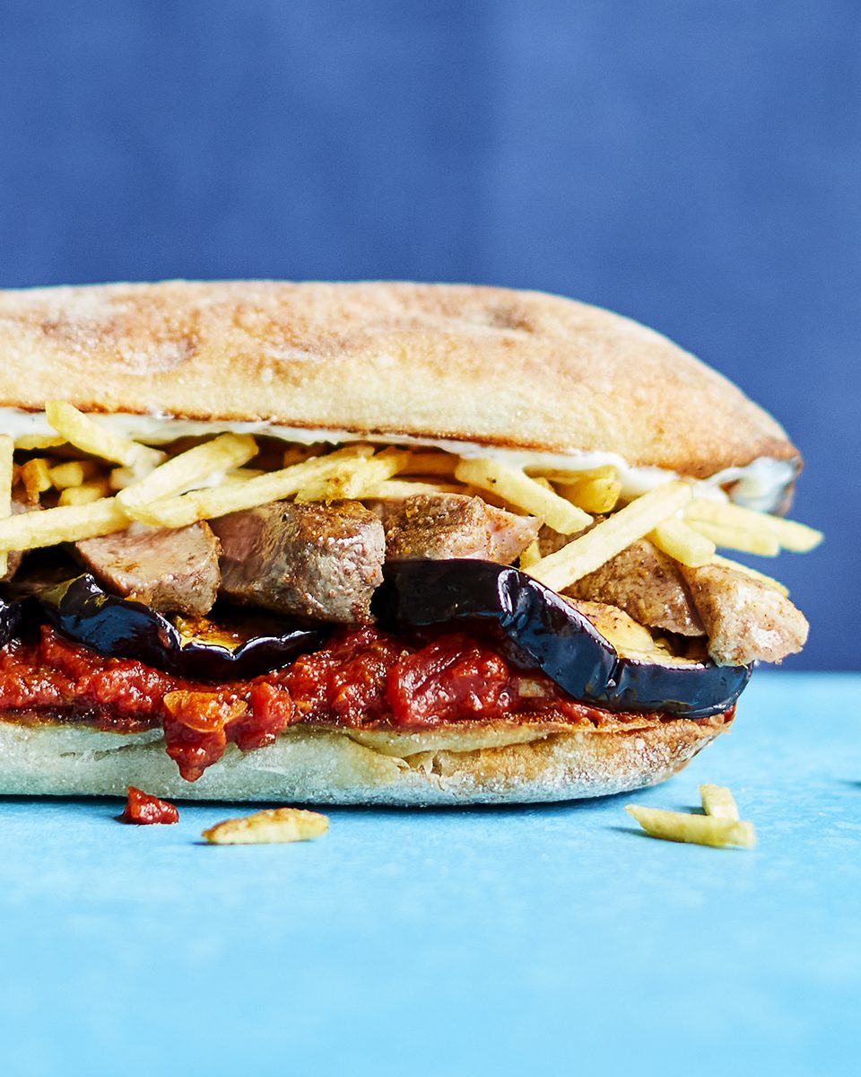 Lamb moussaka ciabatta - delicious. magazine
