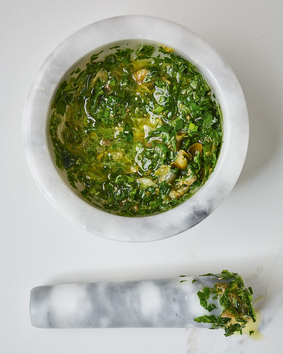 Homemade herby salsa - delicious. magazine