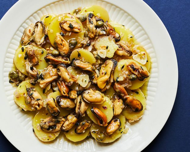Mussel potato salad