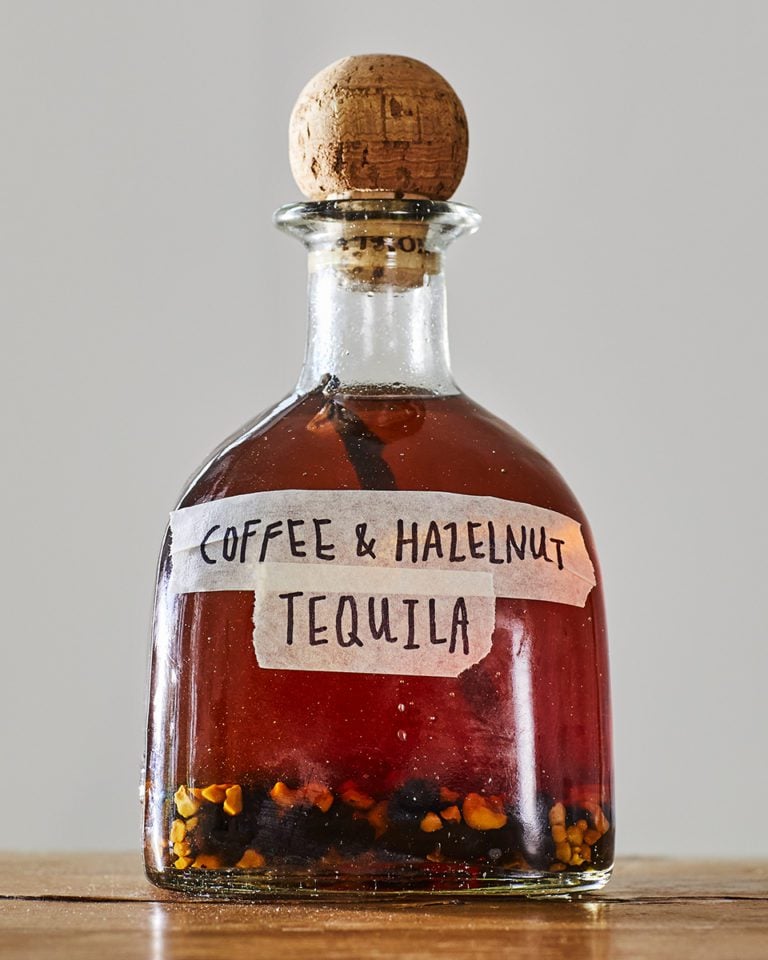 Coffee, hazelnut and vanilla tequila