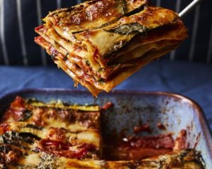 Summer vegetable lasagne