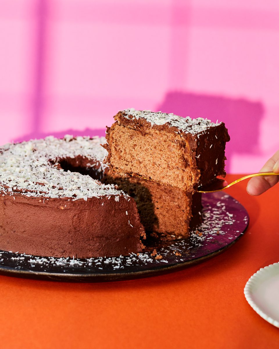 Chocolate Angel Food Cake – A Gourmet Food Blog