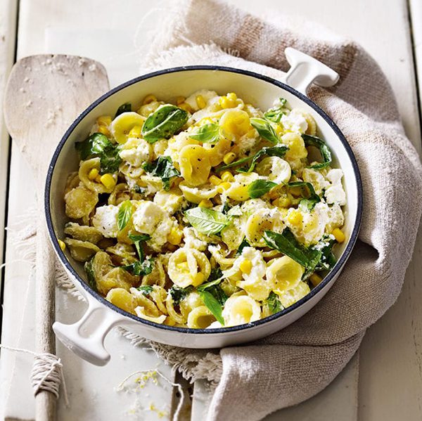 Sweetcorn pasta