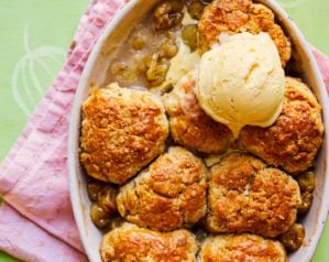 Gooseberry cobbler