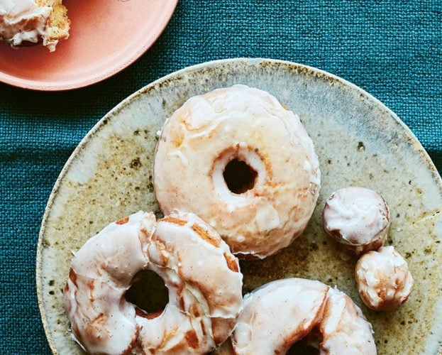 Soured cream sage doughnuts