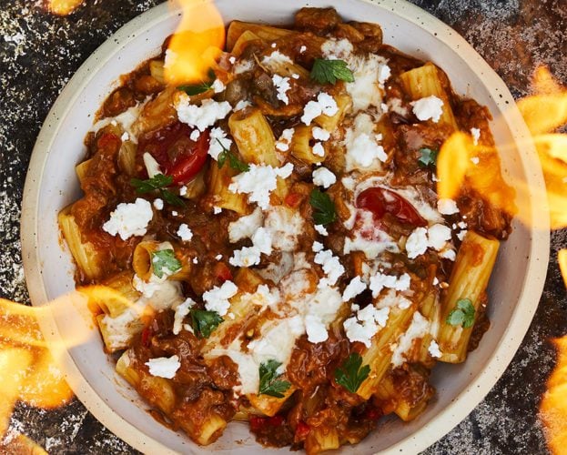 Burnt pasta