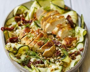 chicken courgette bowl