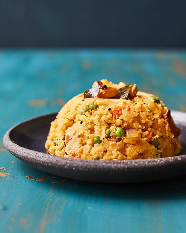 Savoury semolina upma