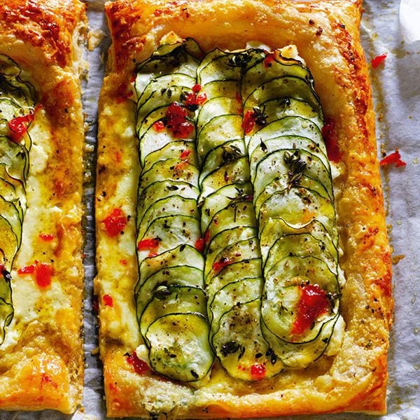 Courgette galette