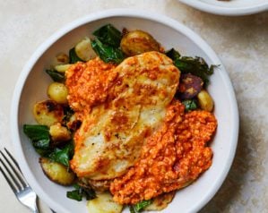 Romesco chicken