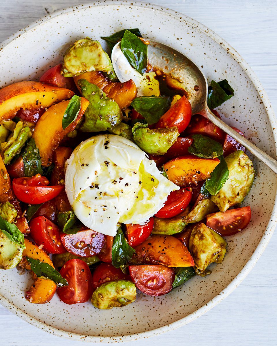 Peach caprese salad - delicious. magazine