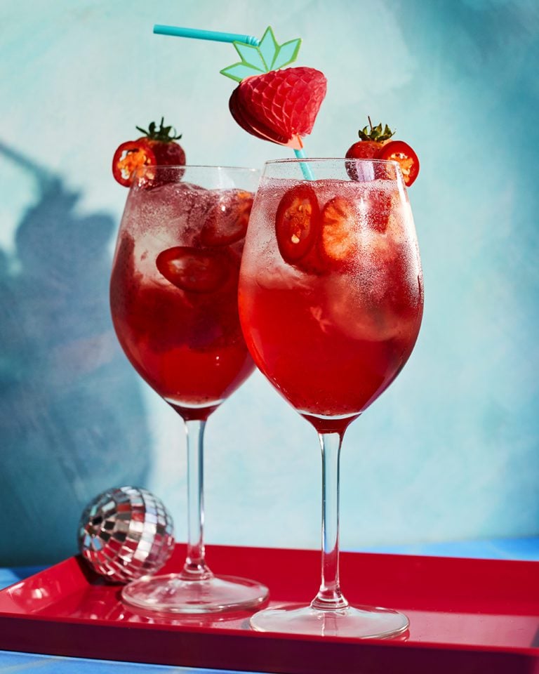 Strawberry spritz