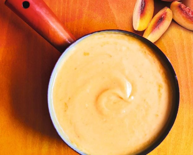 Nectarine curd