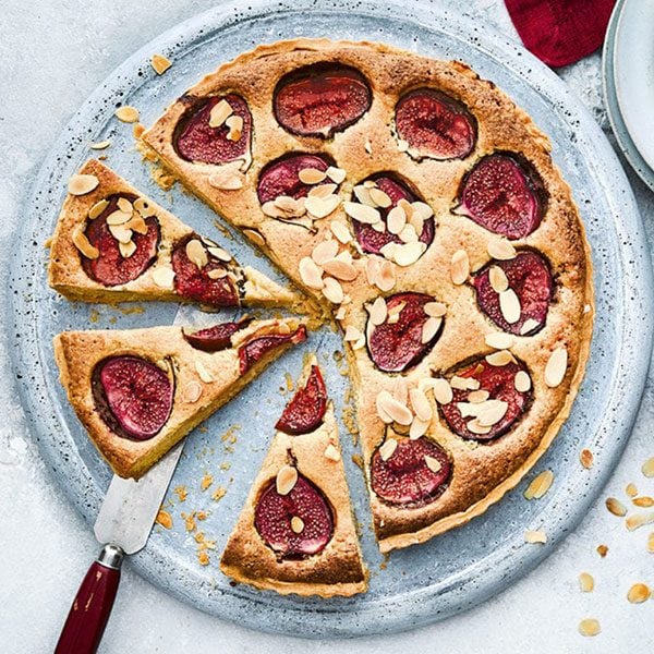 Fig frangipane tart