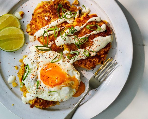 Sweetcorn fritters