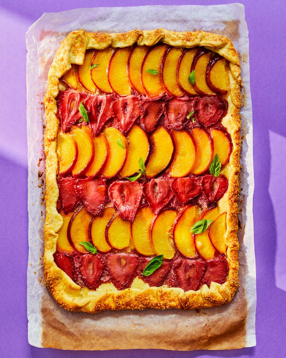 Strawberry and nectarine galette - delicious. magazine