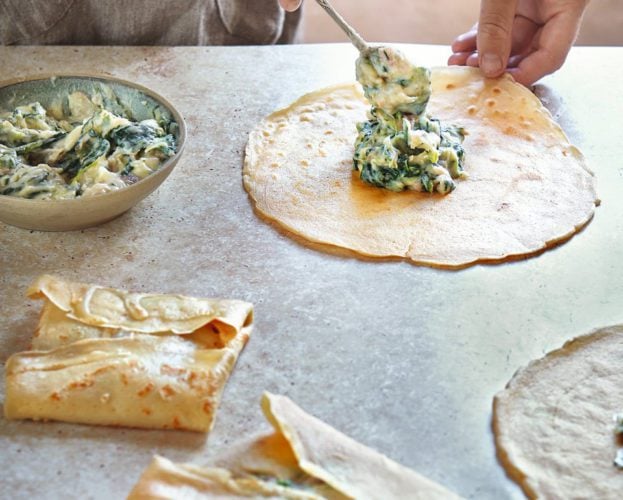 Italian savoury pancakes (soffiatini)