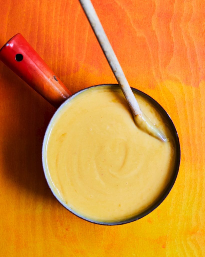 Nectarine curd