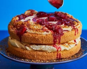 peanut butter and jam Sponge cake