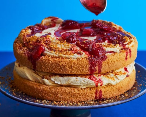 peanut butter and jam Sponge cake