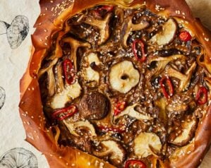 Shiitake Mushroom tart