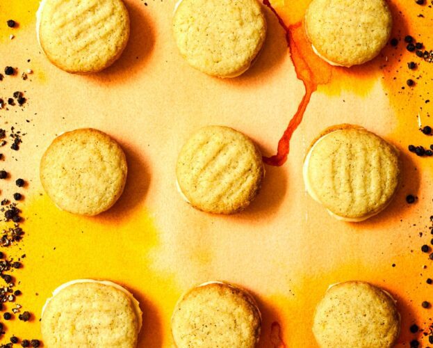 Lemon pepper biscuits