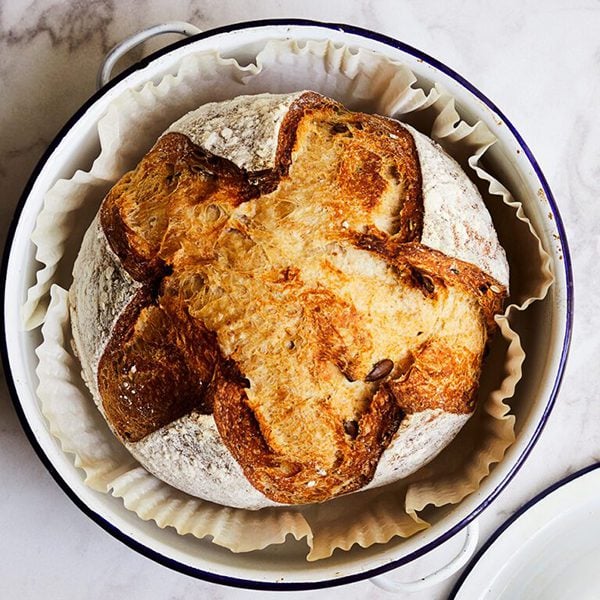 A loaf of sourdough bread