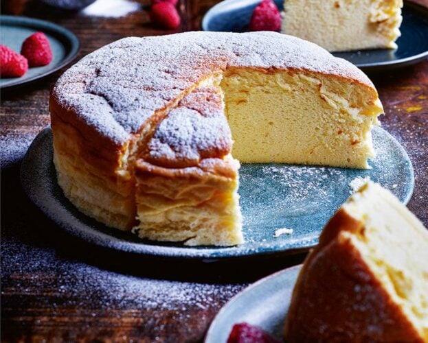 Japanese soufflé cheesecake
