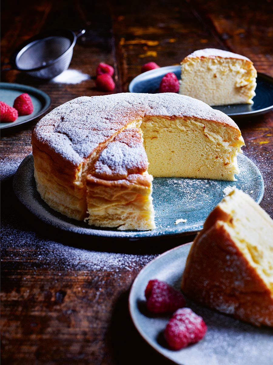 Japanese soufflé cheesecake delicious. magazine