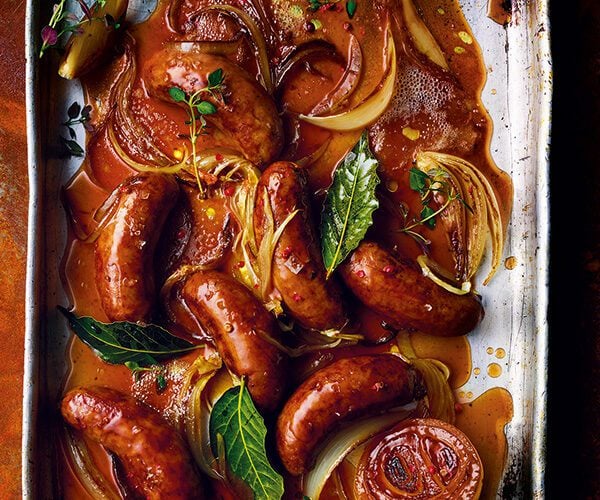 Sausage stroganoff