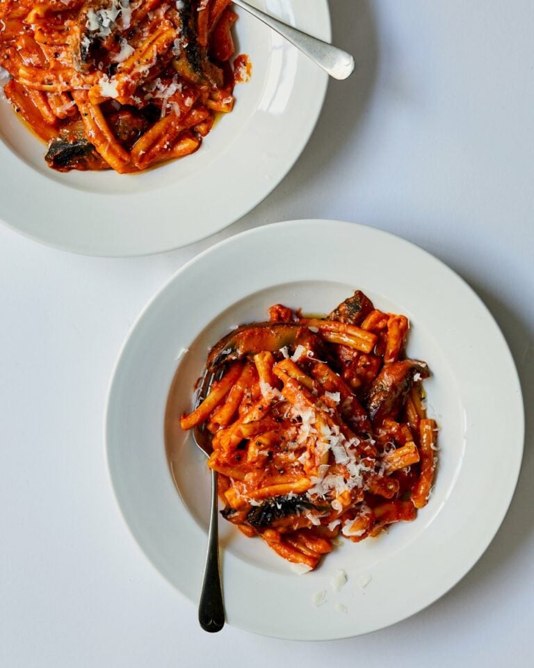 Mushroom pasta alla vodka